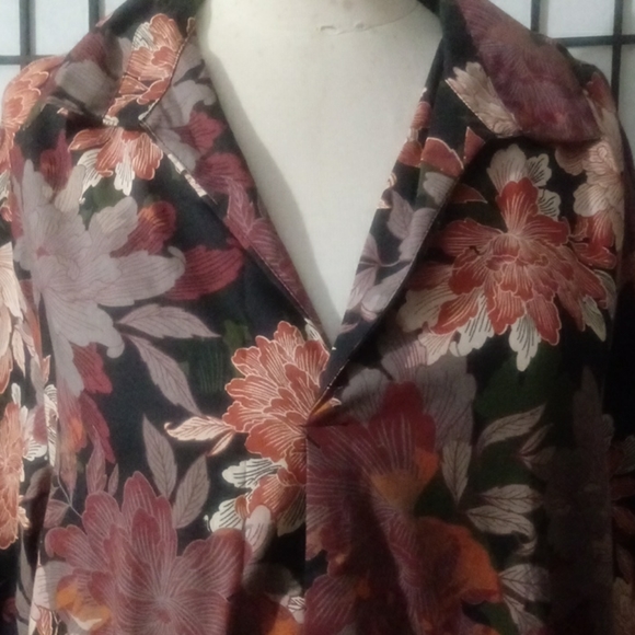 NWT Toxike tropical blouse sz xL - Picture 5 of 5